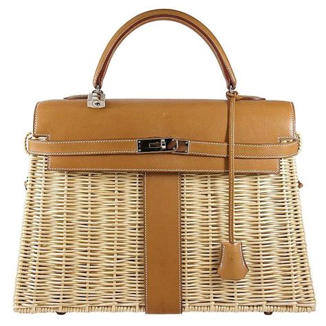 hermes straw and leather bag|hermes handbags paris.